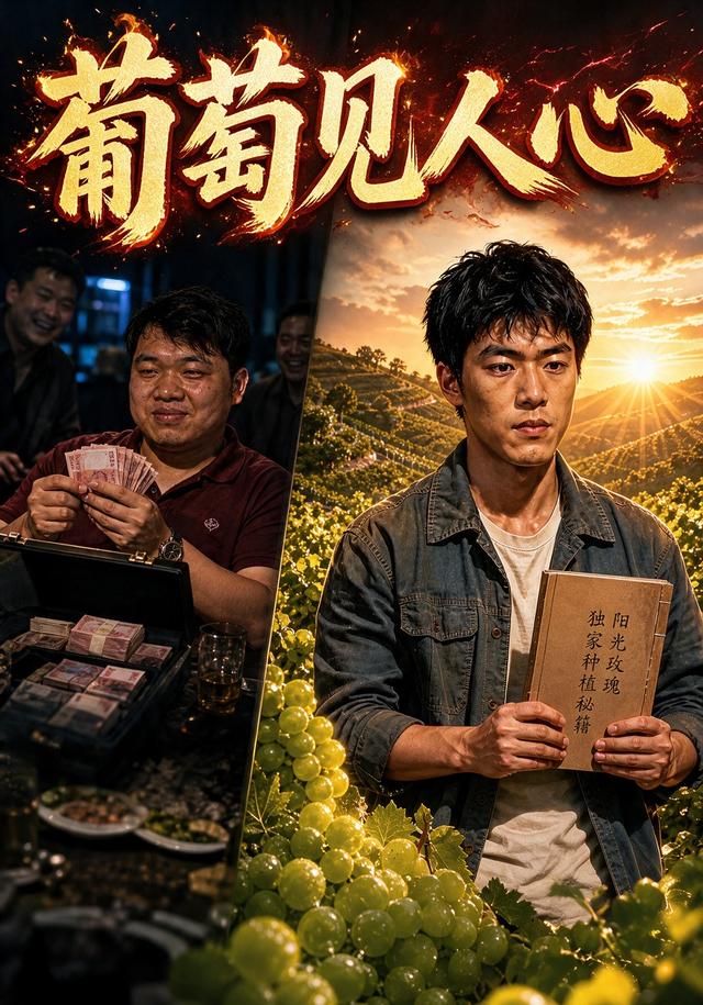 葡萄见人心