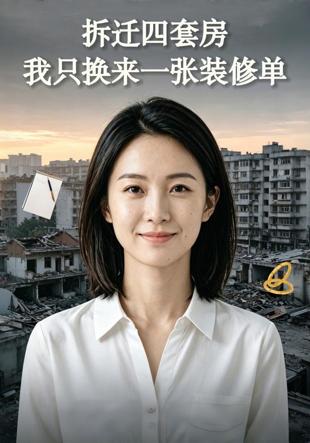 拆迁四套房，我只换来一张装修单封面