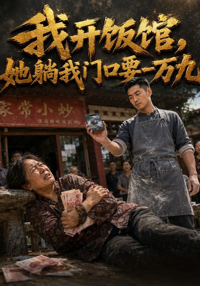 我开饭馆，她躺我门口要一万九