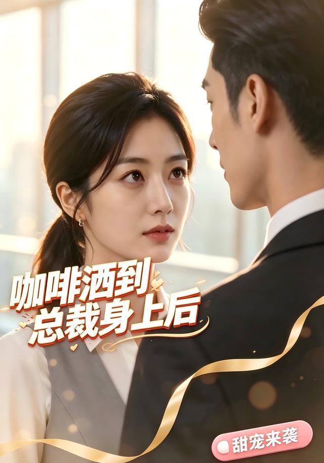咖啡洒到总裁身上后