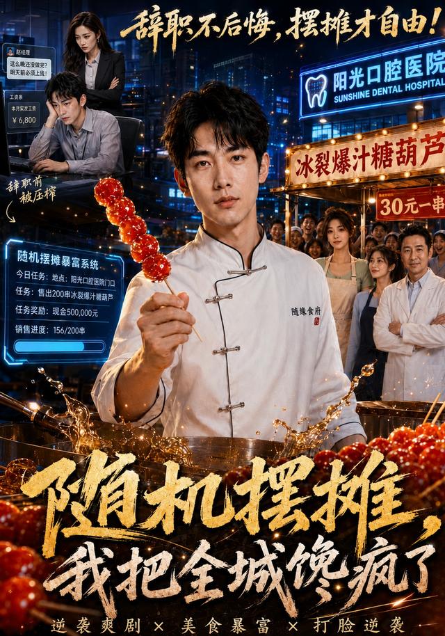 随机摆摊，我把全城馋疯了 cover