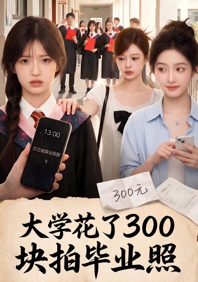 大学花了300块拍毕业照
