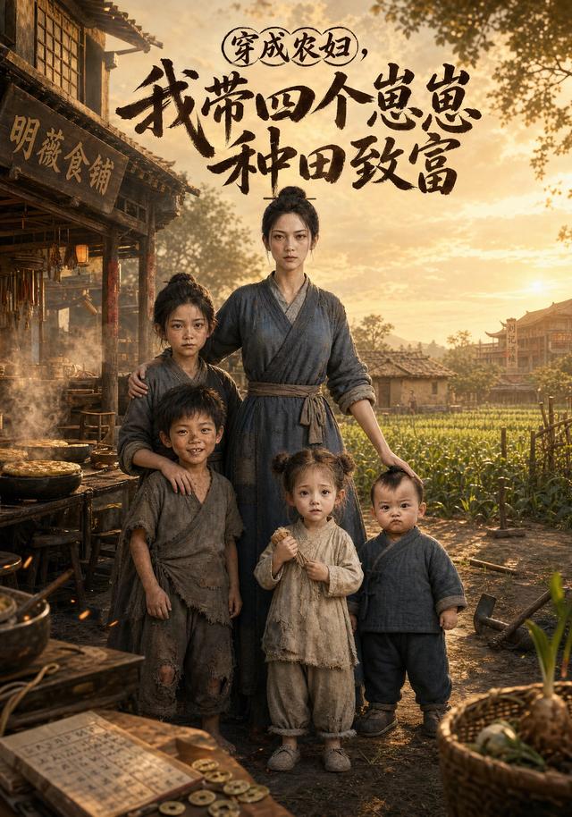 穿成农妇，我带四个崽崽种田致富