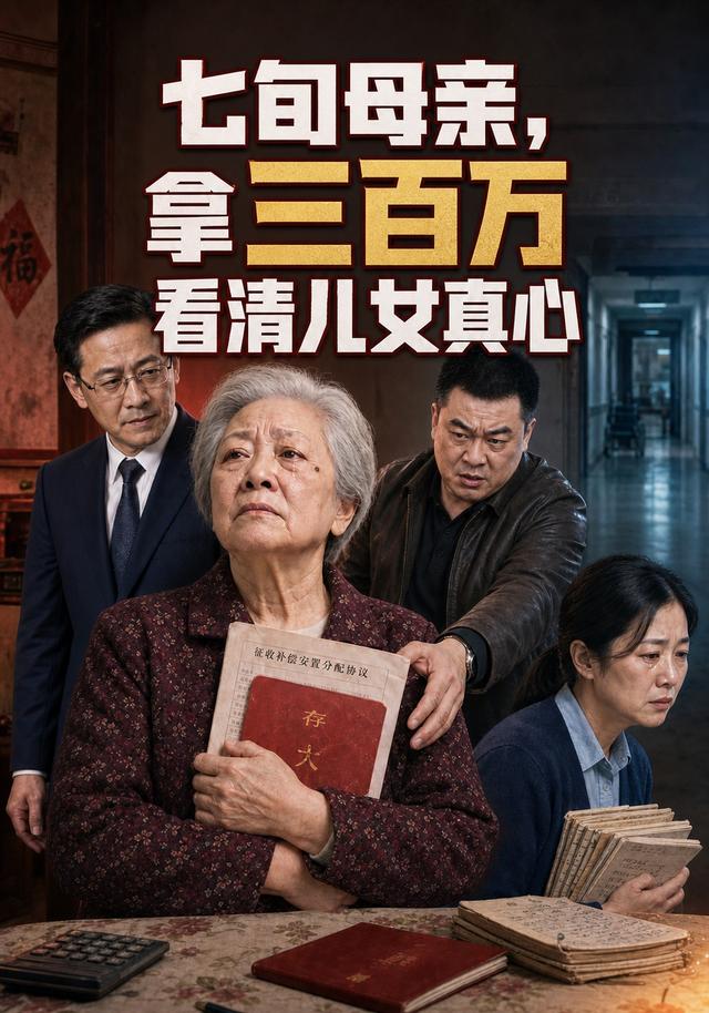 七旬母亲，拿三百万看清儿女真心