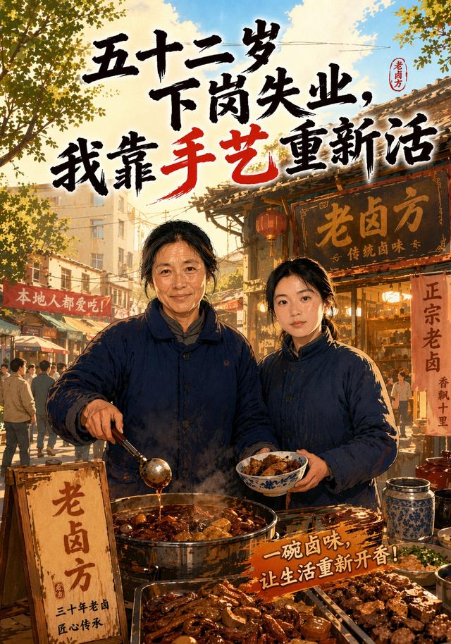 五十二岁下岗失业，我靠手艺重新活 cover