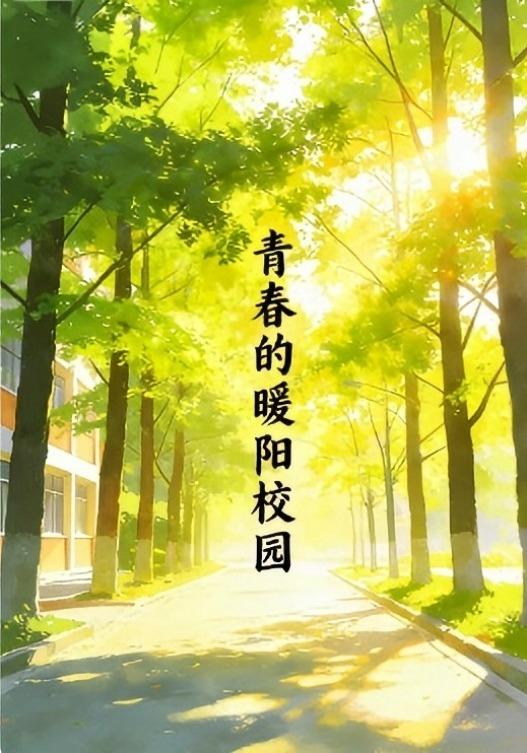 青春的暖阳校园封面图