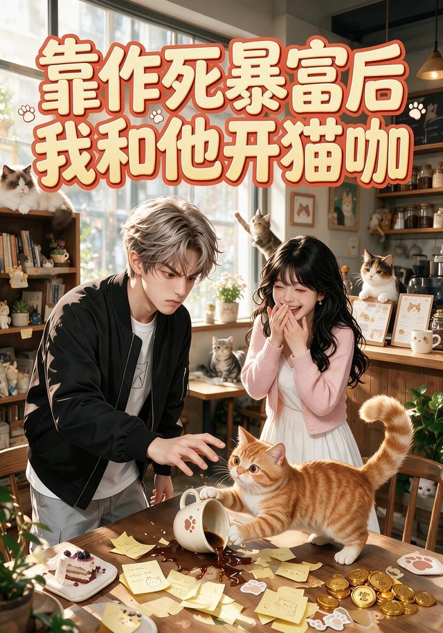 靠作死暴富后我和他开猫咖 cover