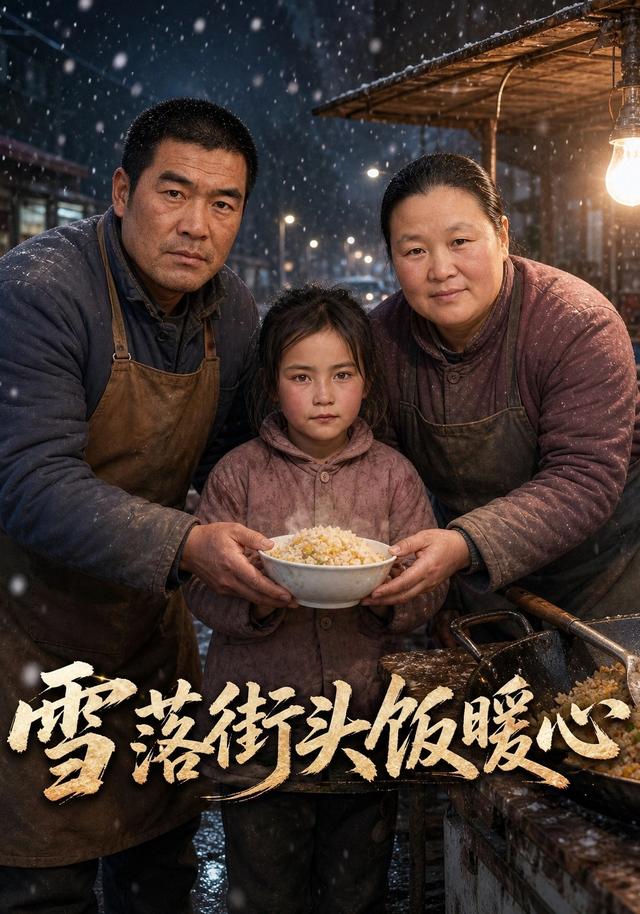 雪落街头饭暖心