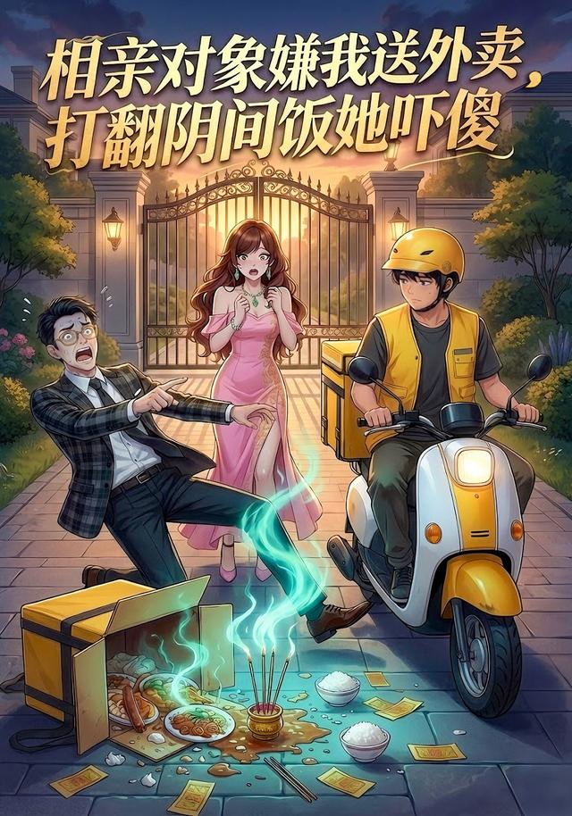 相亲对象嫌我送外卖，打翻阴间饭她吓傻封面图