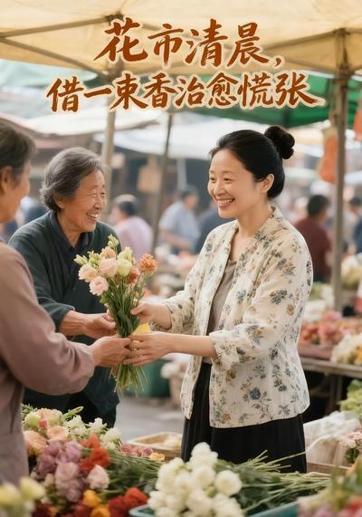 花市清晨，借一束香治愈慌张