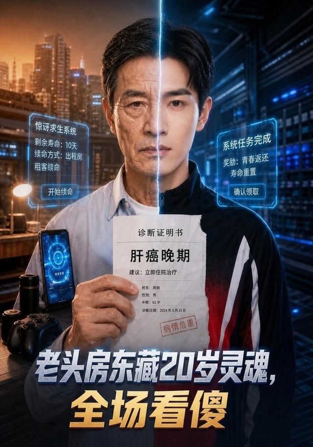 老头房东藏20岁灵魂，全场看傻