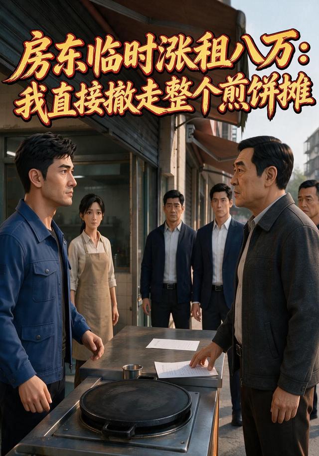 房东临时涨租八万：我直接撤走整个煎饼摊 cover