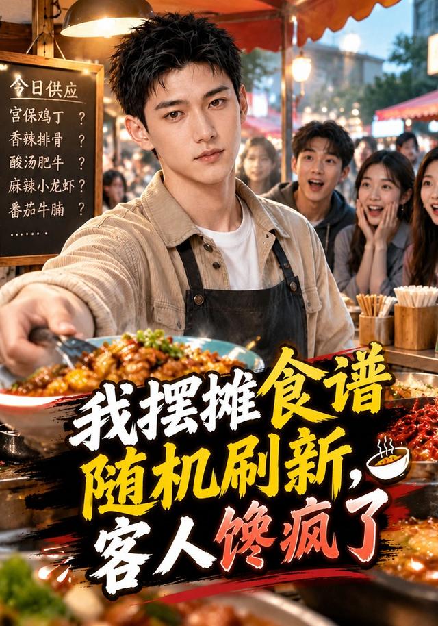 我摆摊食谱随机刷新，客人馋疯了