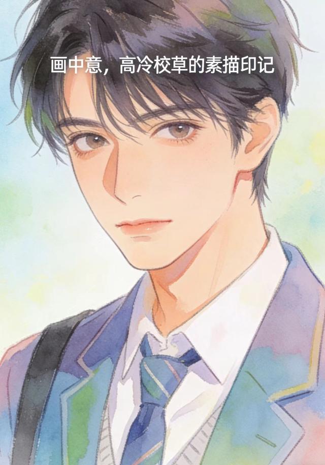 画中意，高冷校草的素描印记
