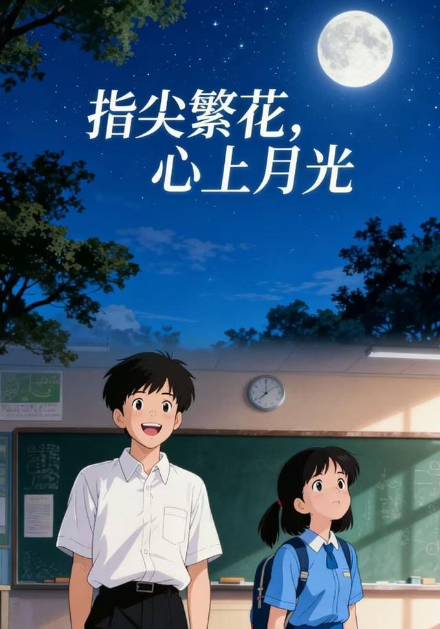 指尖繁花，心上月光
