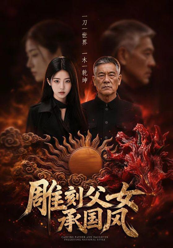 雕刻父女承国风