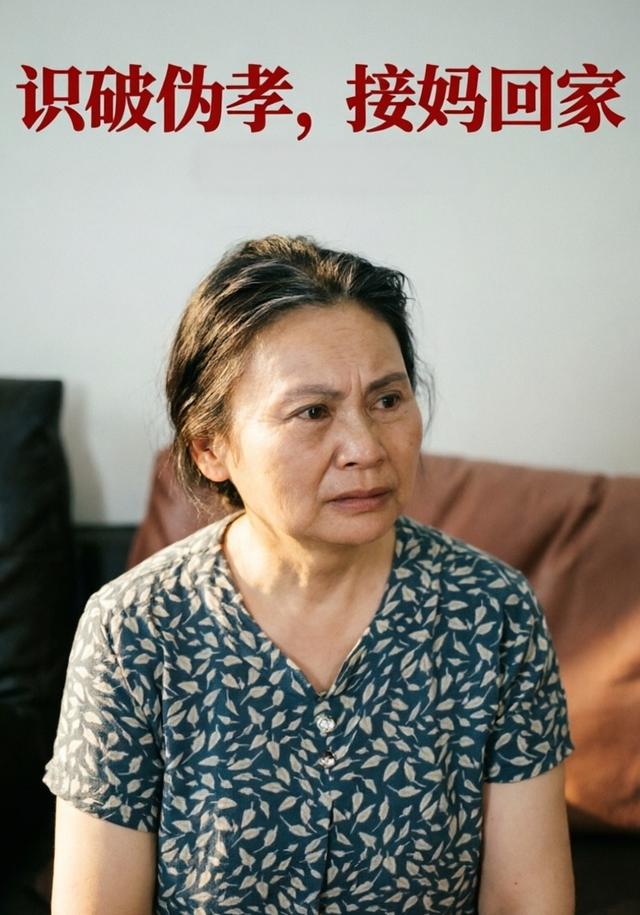 识破伪孝接妈回家