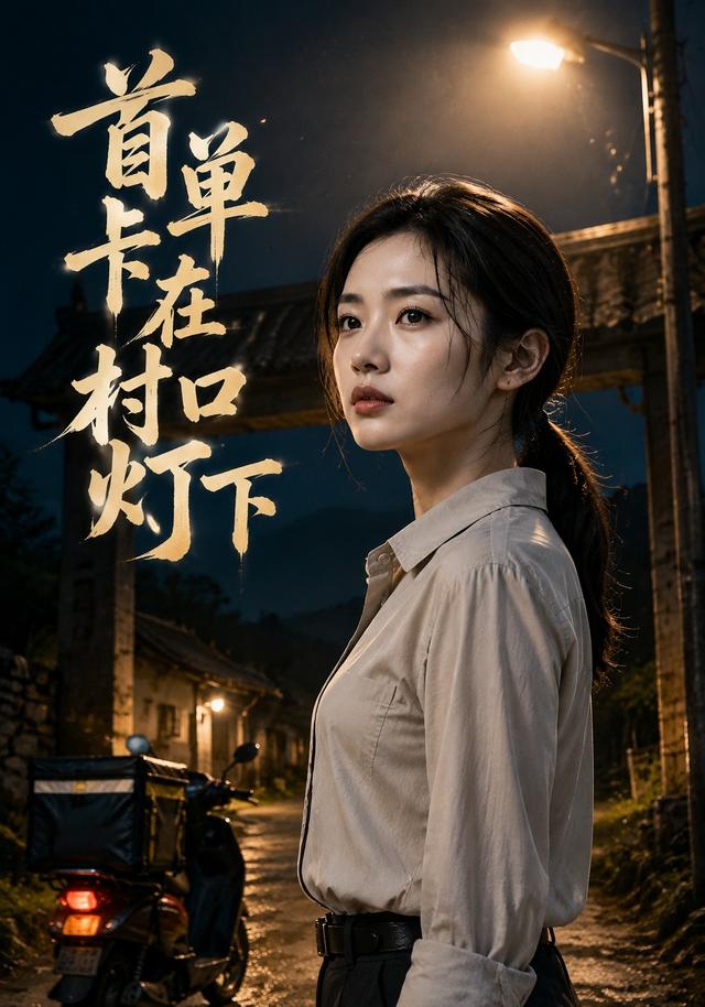首单卡在村口灯下