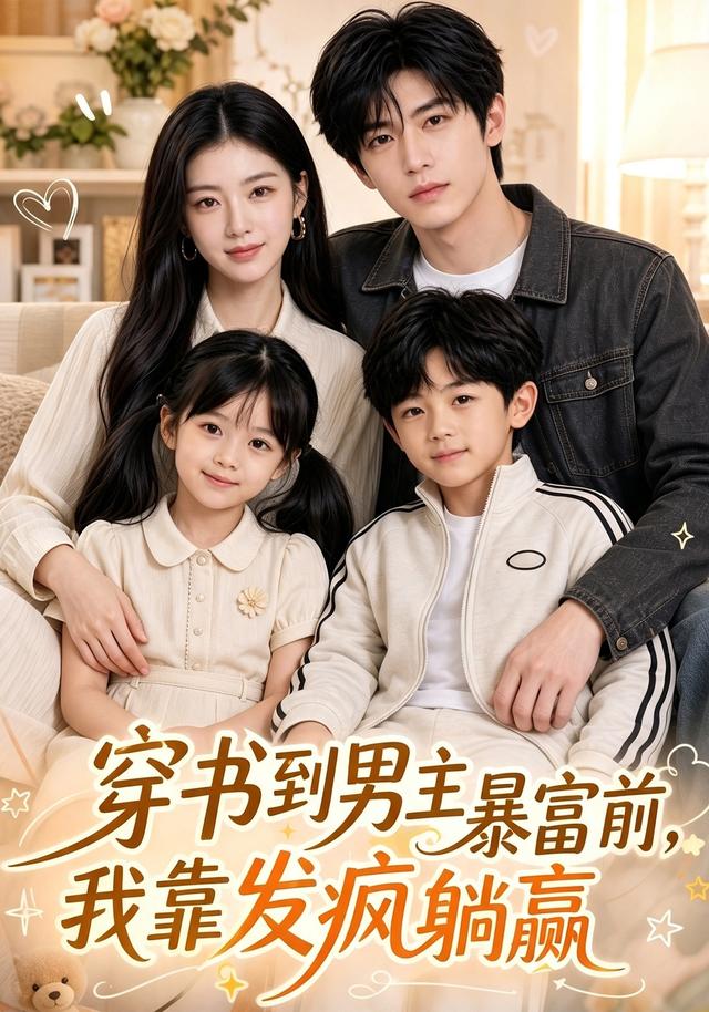穿书到男主暴富前，我靠发疯躺赢 cover