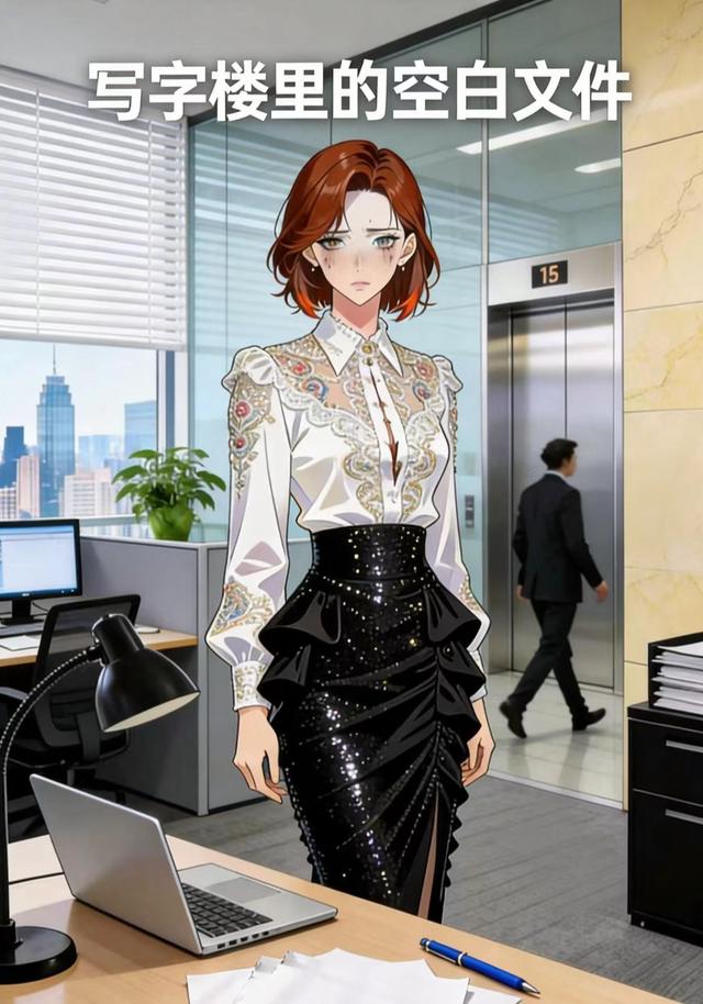 写字楼里的空白文件