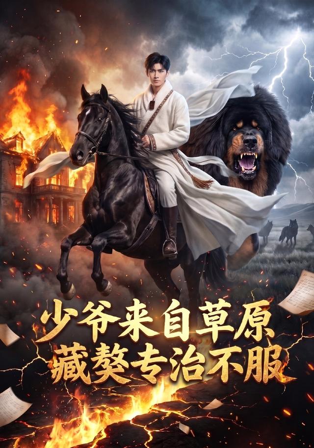 《少爷来自草原，藏獒专治不服》作品海报