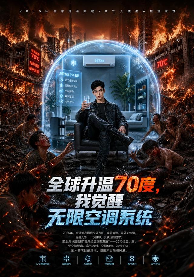 全球升温70度，我觉醒无限空调系统