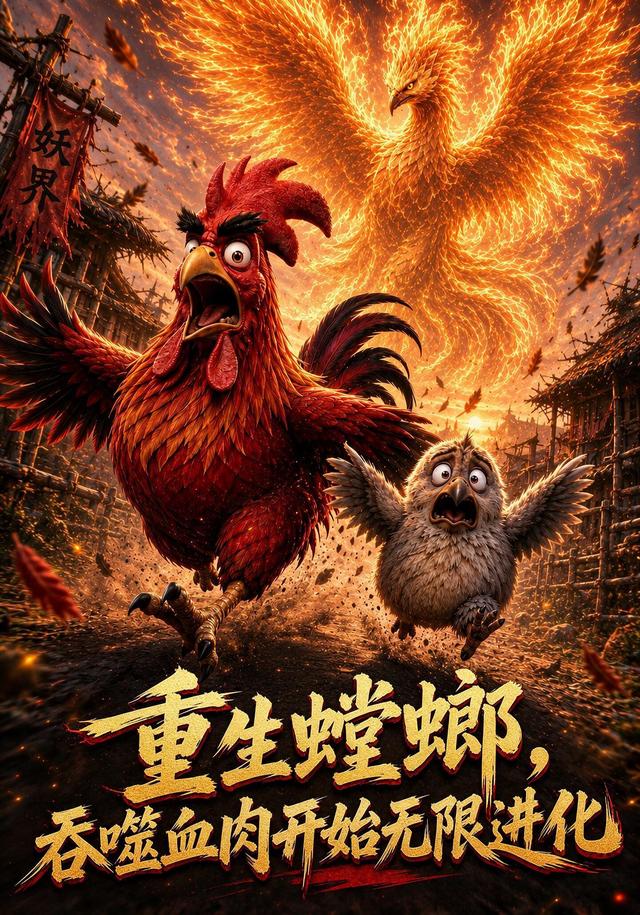 重生螳螂，吞噬血肉开始无限进化