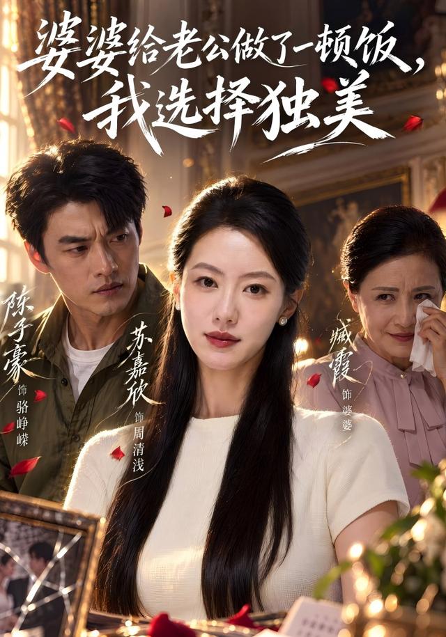 《婆婆给老公做了一顿饭，我选择独美》作品海报