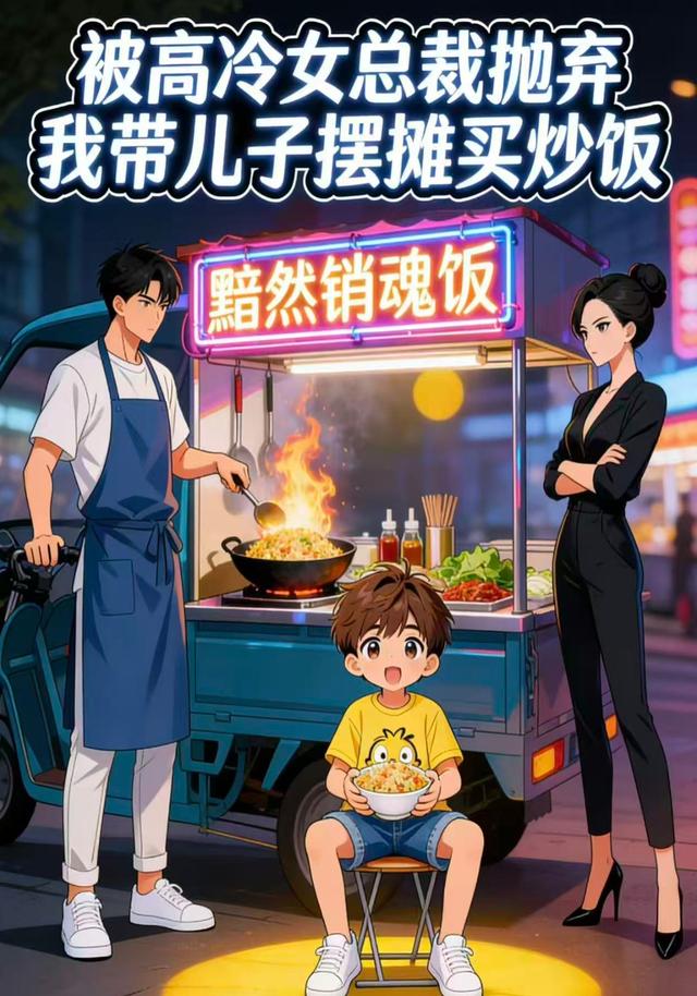 被高冷女总裁抛弃，我带儿子摆摊买炒饭