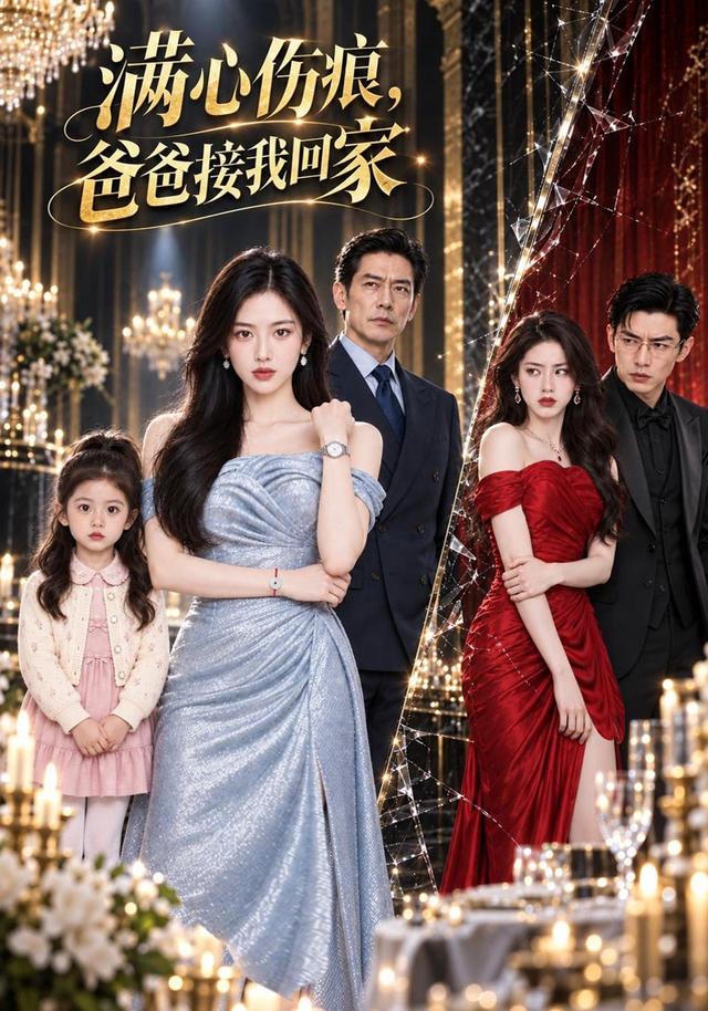 《满心伤痕，爸爸接我回家》作品海报
