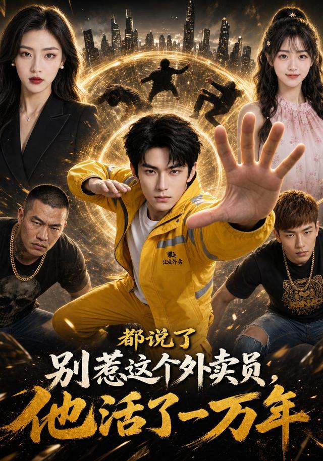 都说了  别惹这个外卖员，他活了一万年
