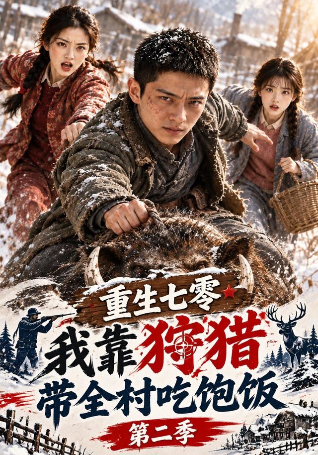 《重生七零，我靠狩猎带全村吃饱饭第二季》作品海报