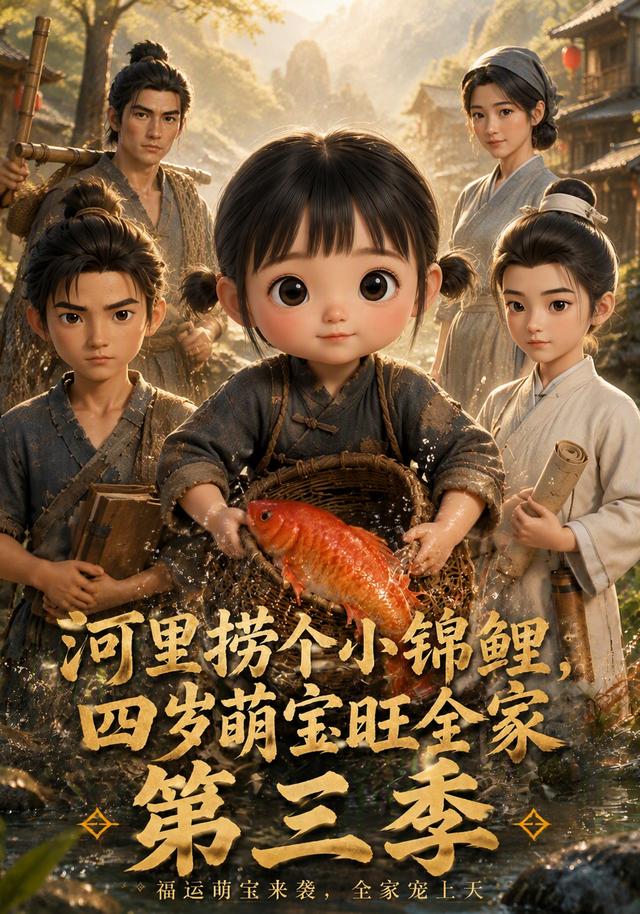 河里捞个小锦鲤，四岁萌宝旺全家第三季