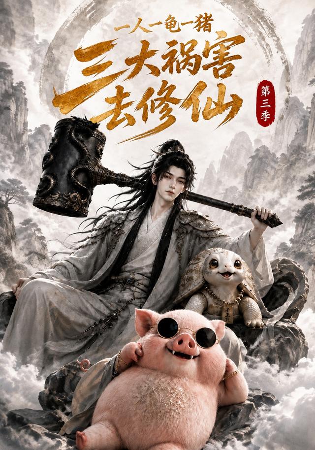 一人一龟一猪，三大祸害去修仙第三季