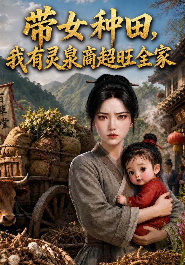 带女种田 ，我有灵泉商超旺全家