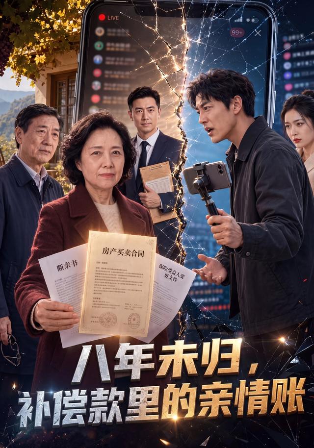 八年未归，补偿款里的亲情账 cover