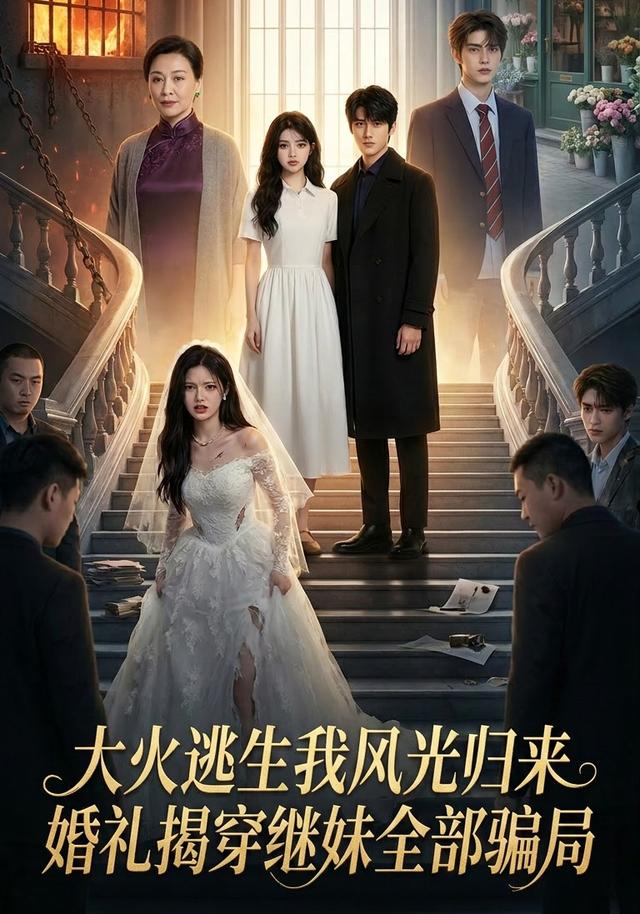 大火逃生我风光归来，婚礼揭穿继妹全部骗局 cover