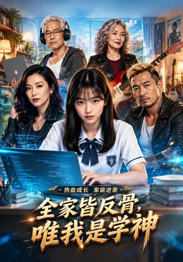 全家皆反骨，唯我是学神 cover