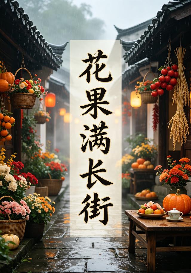 花果满长街