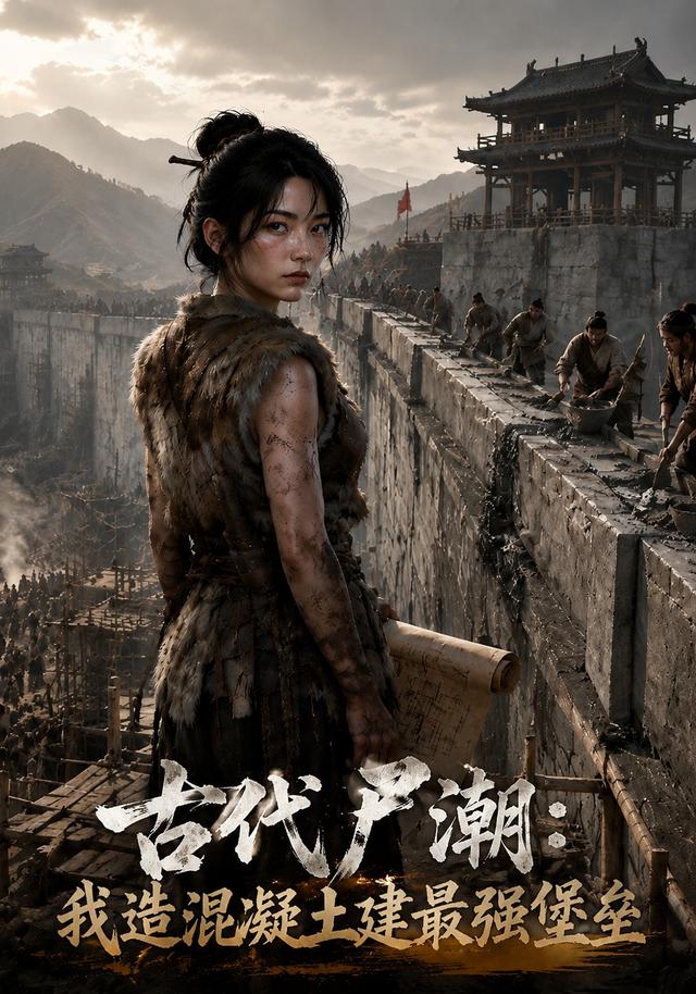 古代尸潮我造混凝土建最强堡垒
