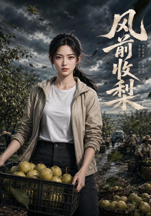 风前收梨 cover