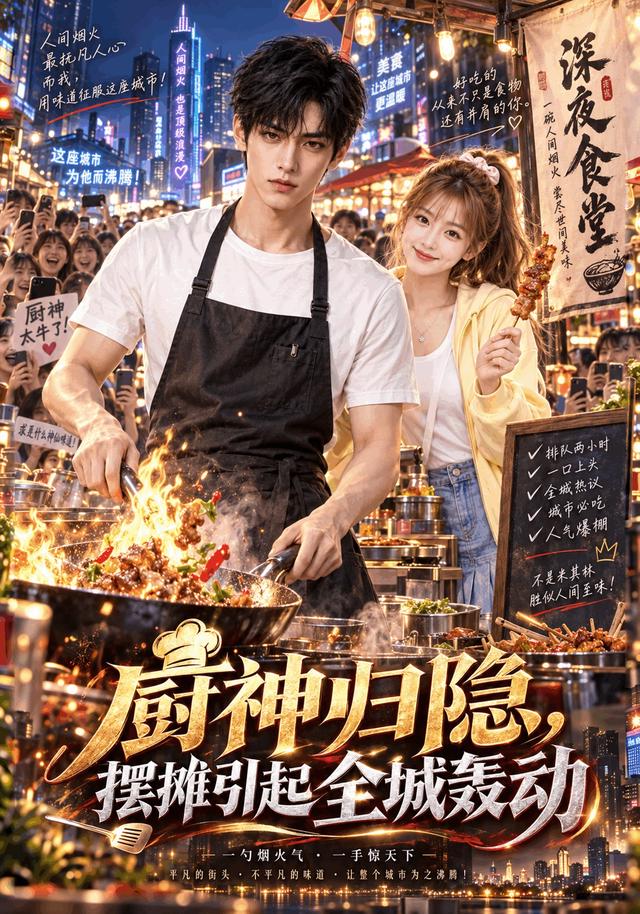 厨神归隐，摆摊引起全城轰动 cover