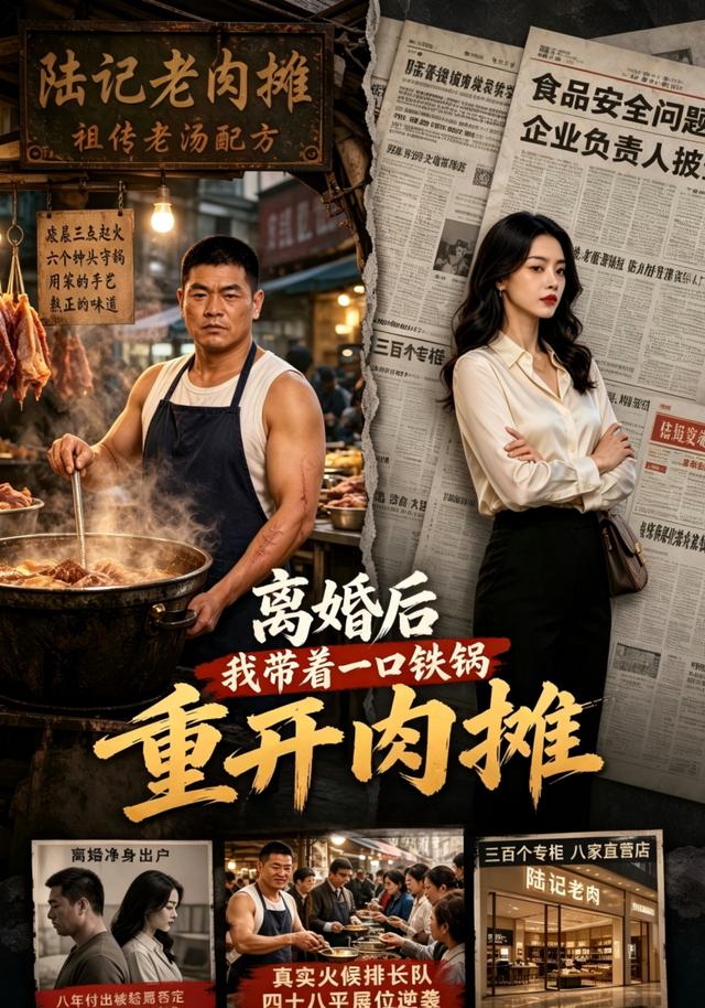 离婚后我带着一口铁锅重开肉摊 cover