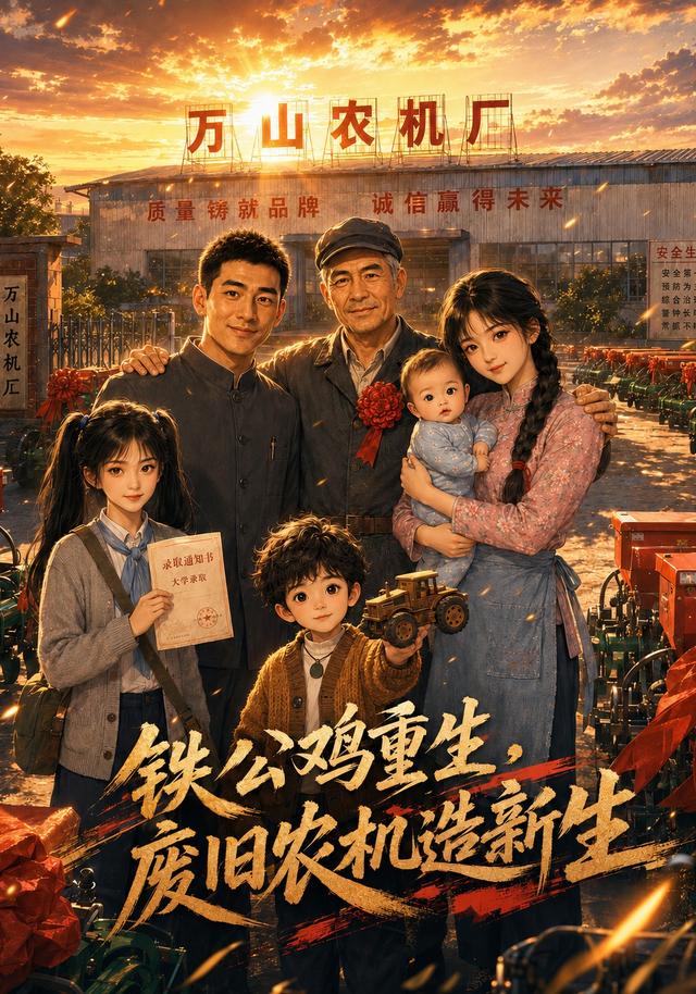 铁公鸡重生，废旧农机造新生