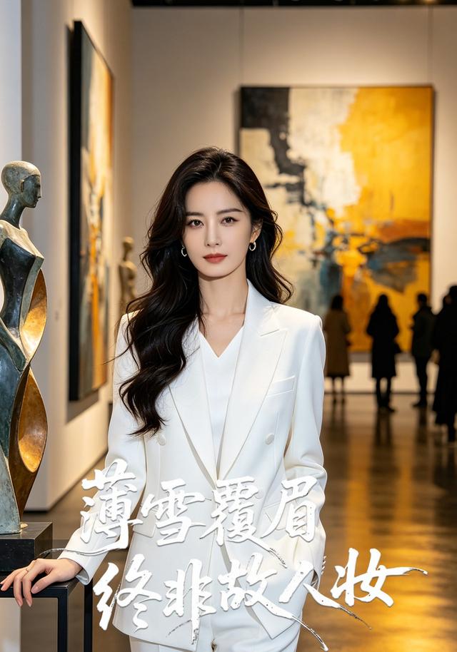 薄雪覆眉终非故人妆