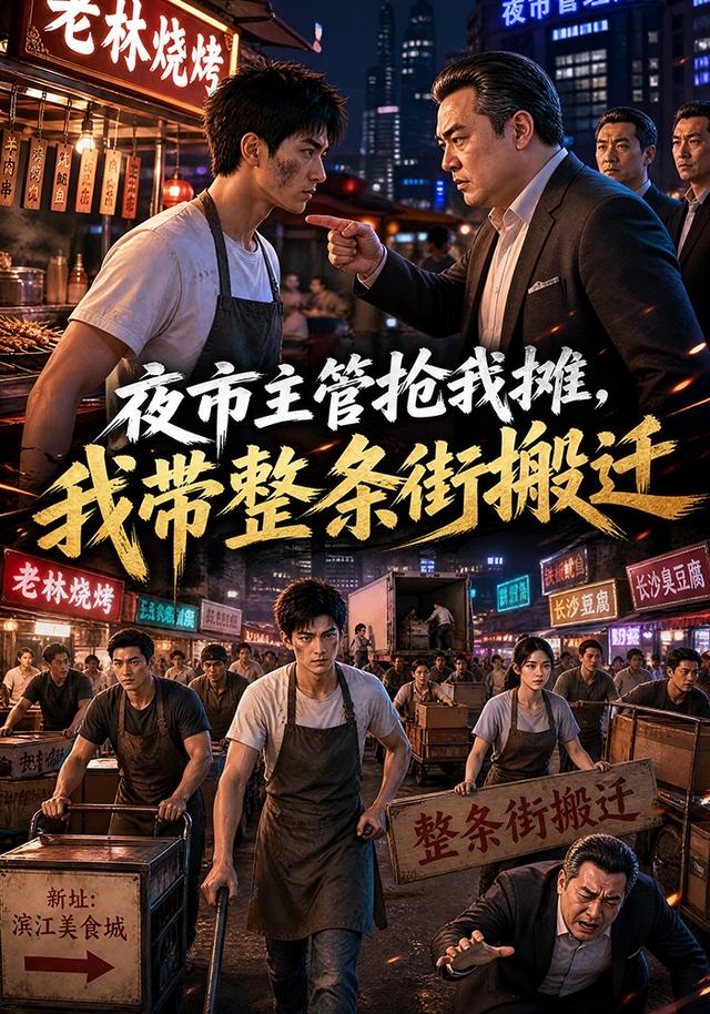 夜市主管抢我摊，我带整条街搬迁