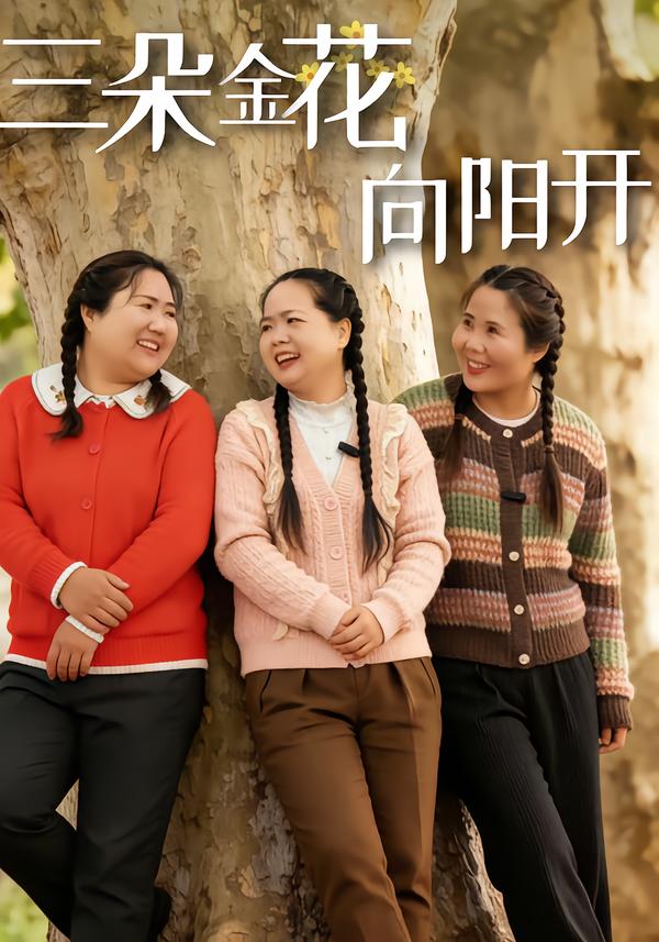 三朵金花向阳开