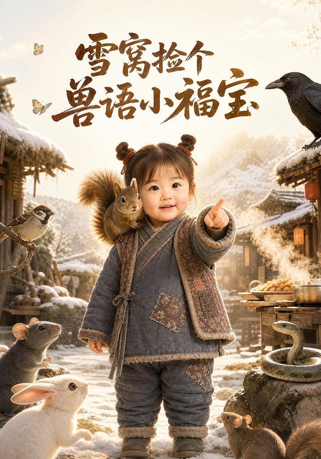 雪窝捡个兽语小福宝