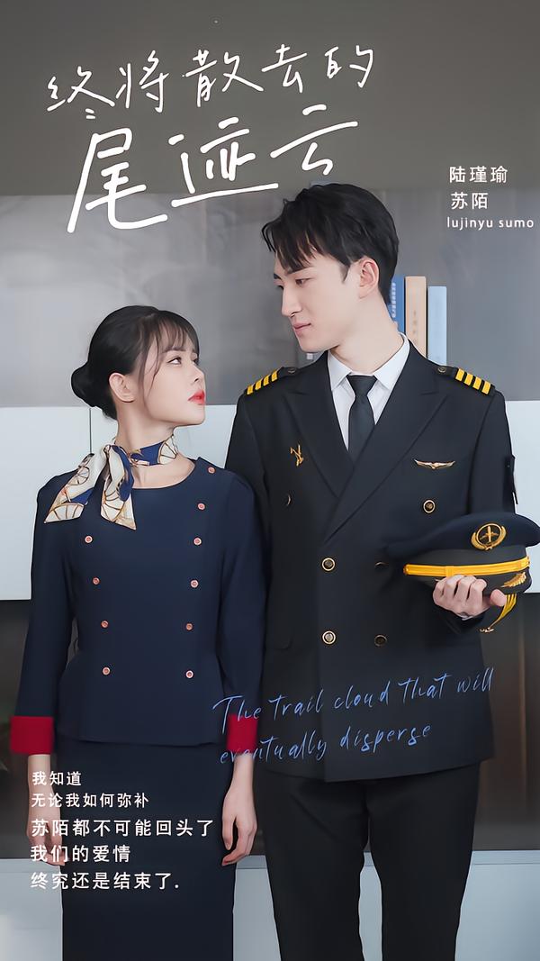 终将散去的尾迹云
