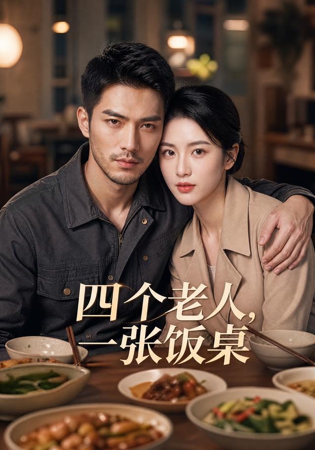四个老人，一张饭桌 cover